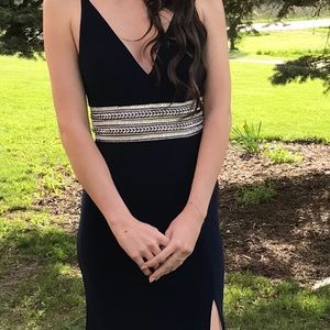 Navy Blue Prom Dress